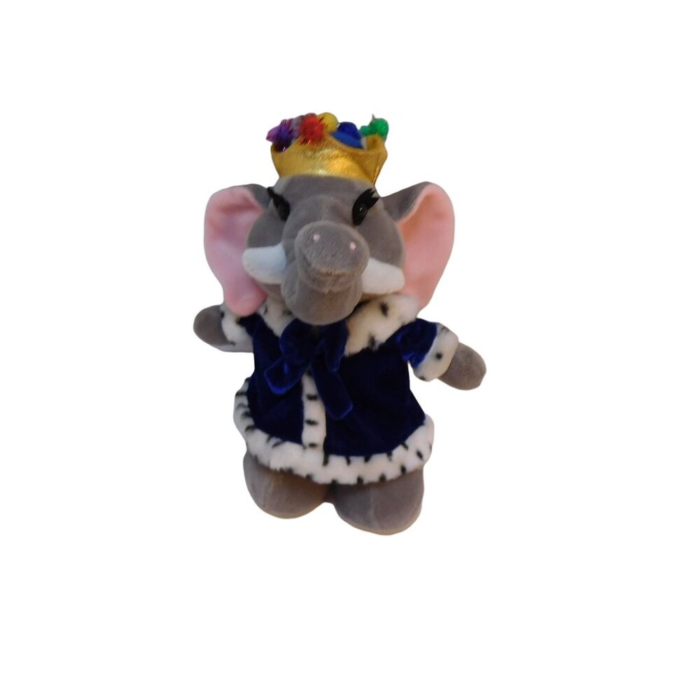 Nanco Royal Elephant 10" Plush 2000 Stuffed Animal